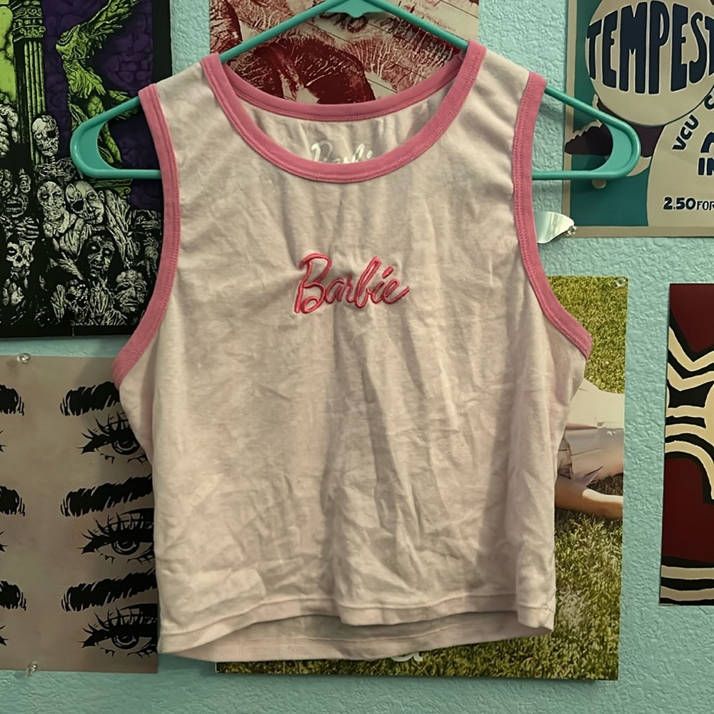 Pink Barbie baby tank